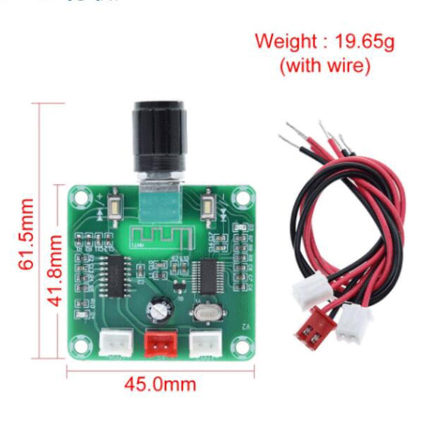 Amplifier Board 5W+5W Module Board DC5V Low Power Two Channel for Home Car