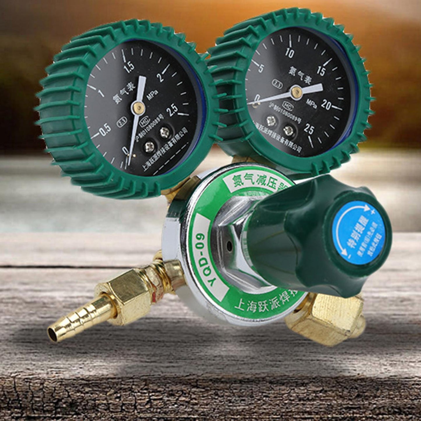 Brass Accurate Nitrogen Pressure Regulator Meter Nitrogen Kit for Welders