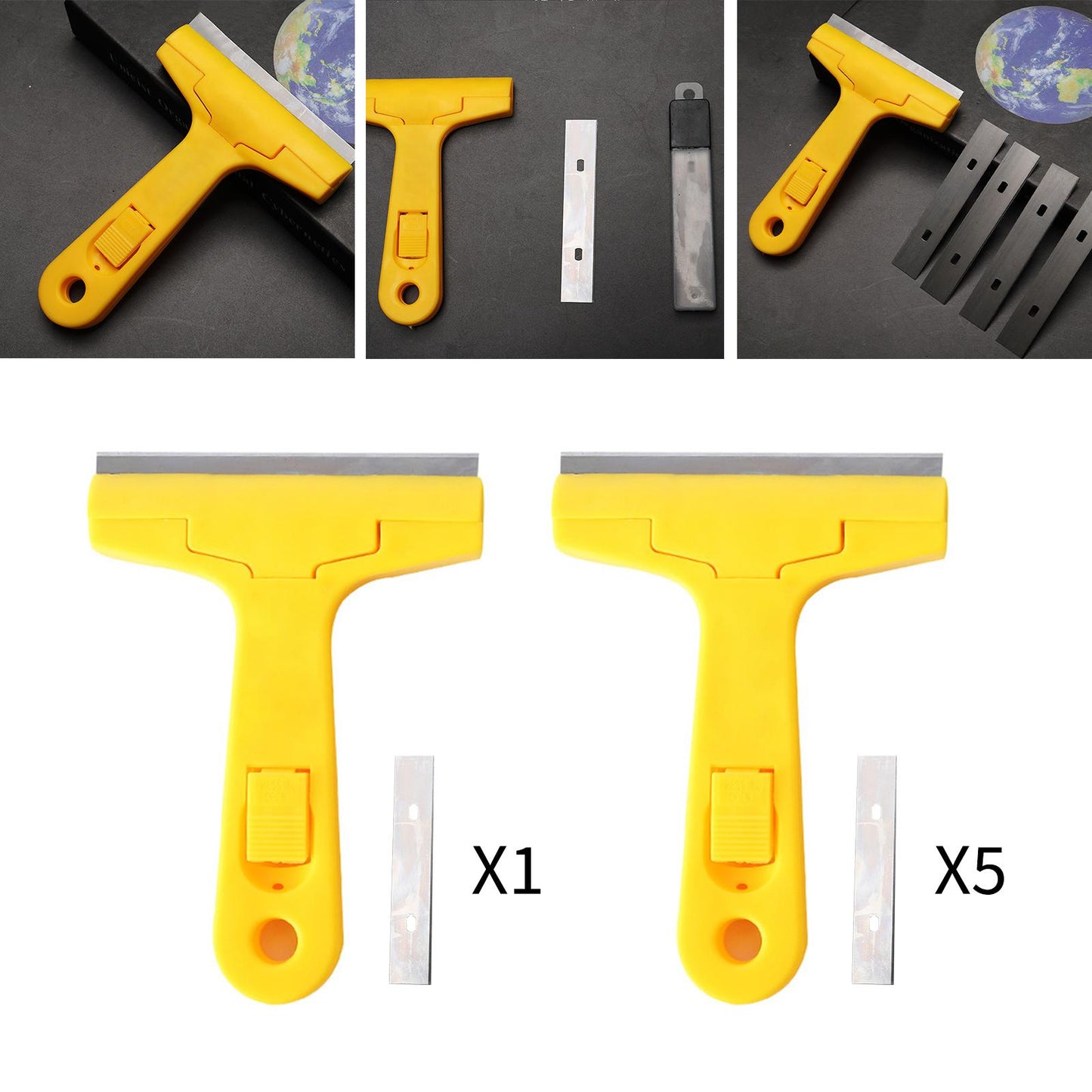 Razor Blade Scraper Ceramic Stove Scraper Tool for Car Windshield 1 Piece