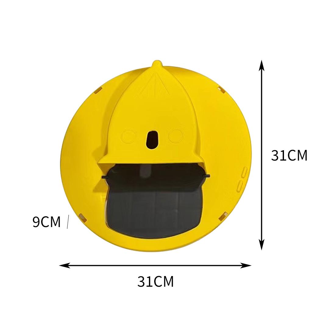 Reusable Mouse Trap Bucket Smart Humane or Lethal Auto Reset for Household yellow