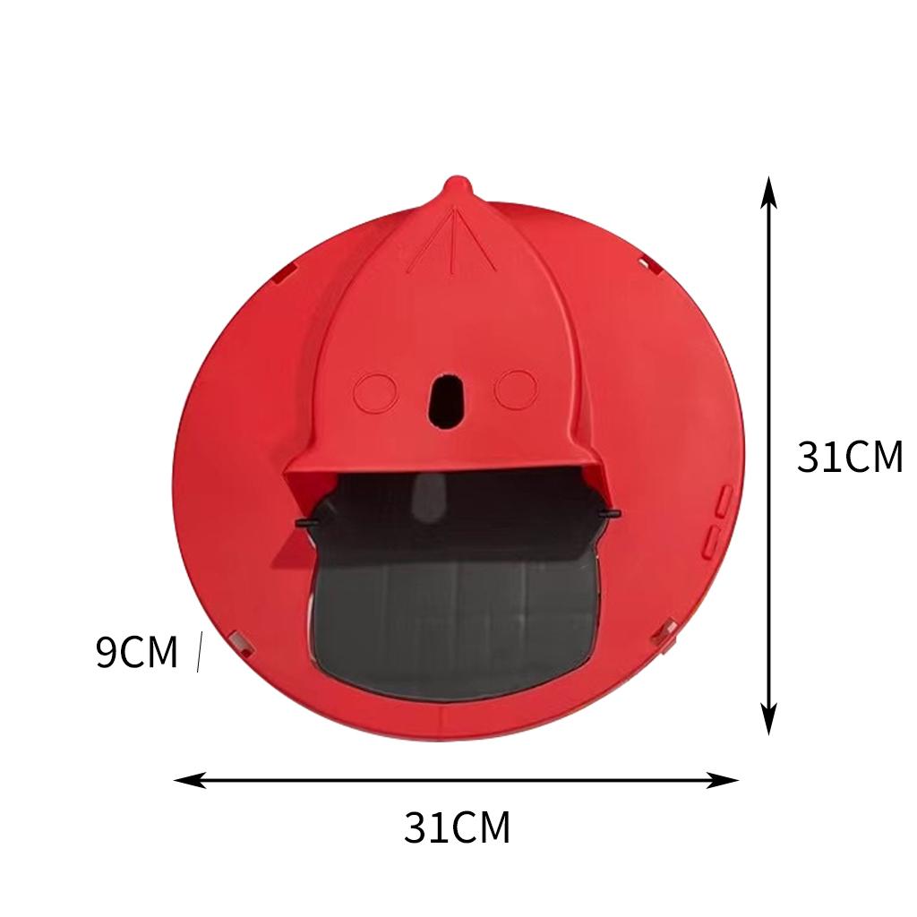 Reusable Mouse Trap Bucket Smart Humane or Lethal Auto Reset for Household red