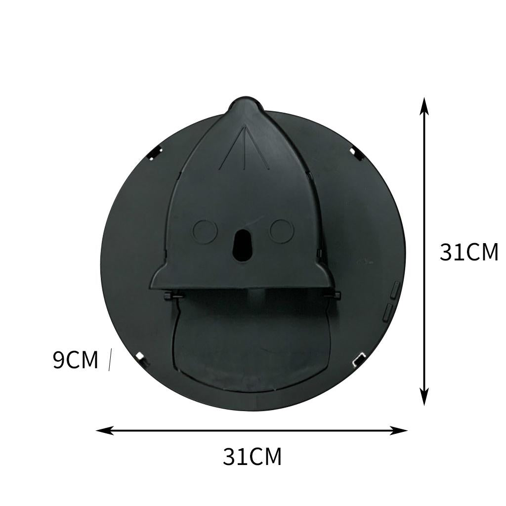 Reusable Mouse Trap Bucket Smart Humane or Lethal Auto Reset for Household black