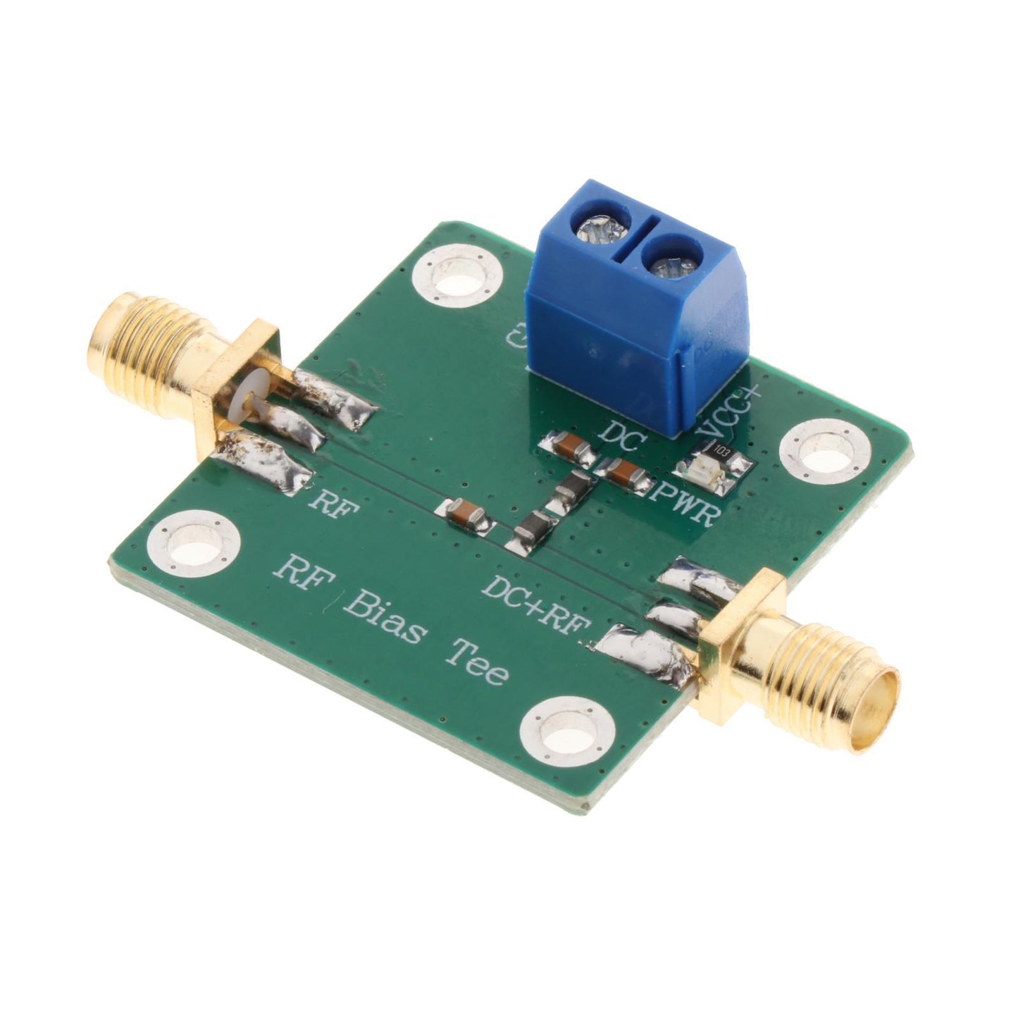 33x33mm DC Bias Blocker RF Microwave 50V 10-6000MHz DC-Blocker for Ham SMA-K