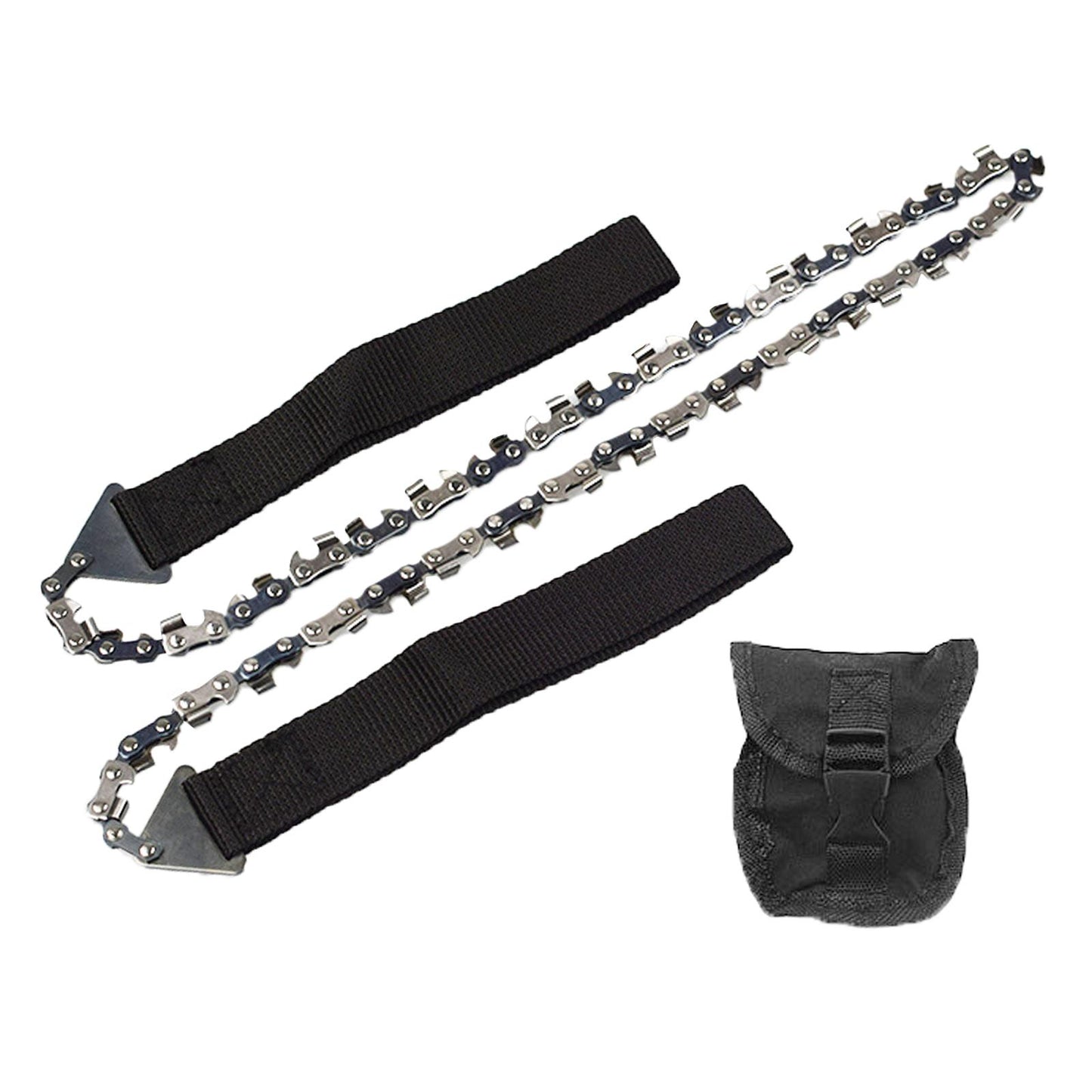 Rope Hand Chain Saw 25 High Reach Limb Hand Chain Saw with Rope Pouch Bag Black"