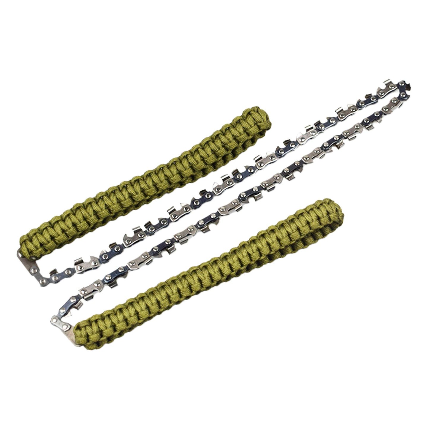 Rope Hand Chain Saw 25 High Reach Limb Hand Chain Saw with Rope Pouch Bag Green"