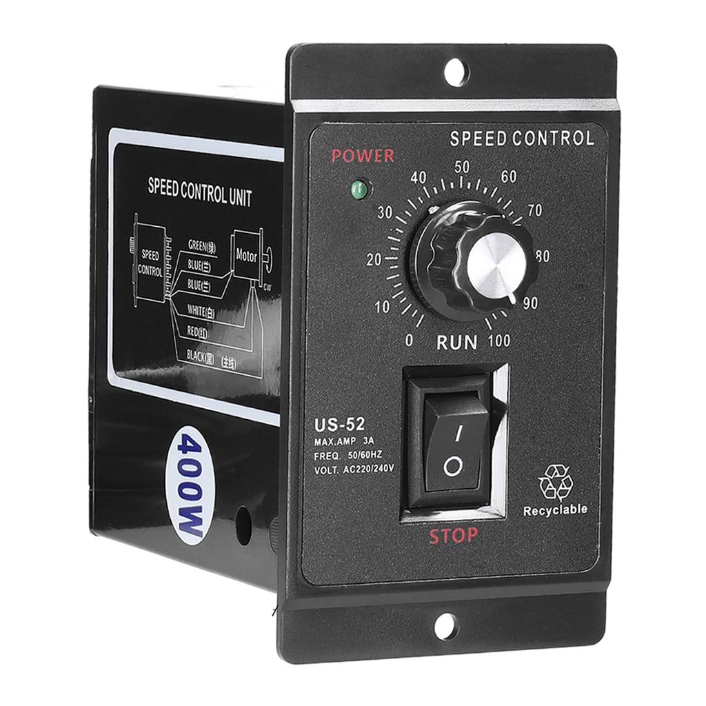 AC 220V 2A PWM Motor Speed Controller Reversible Switch Regulator Switch