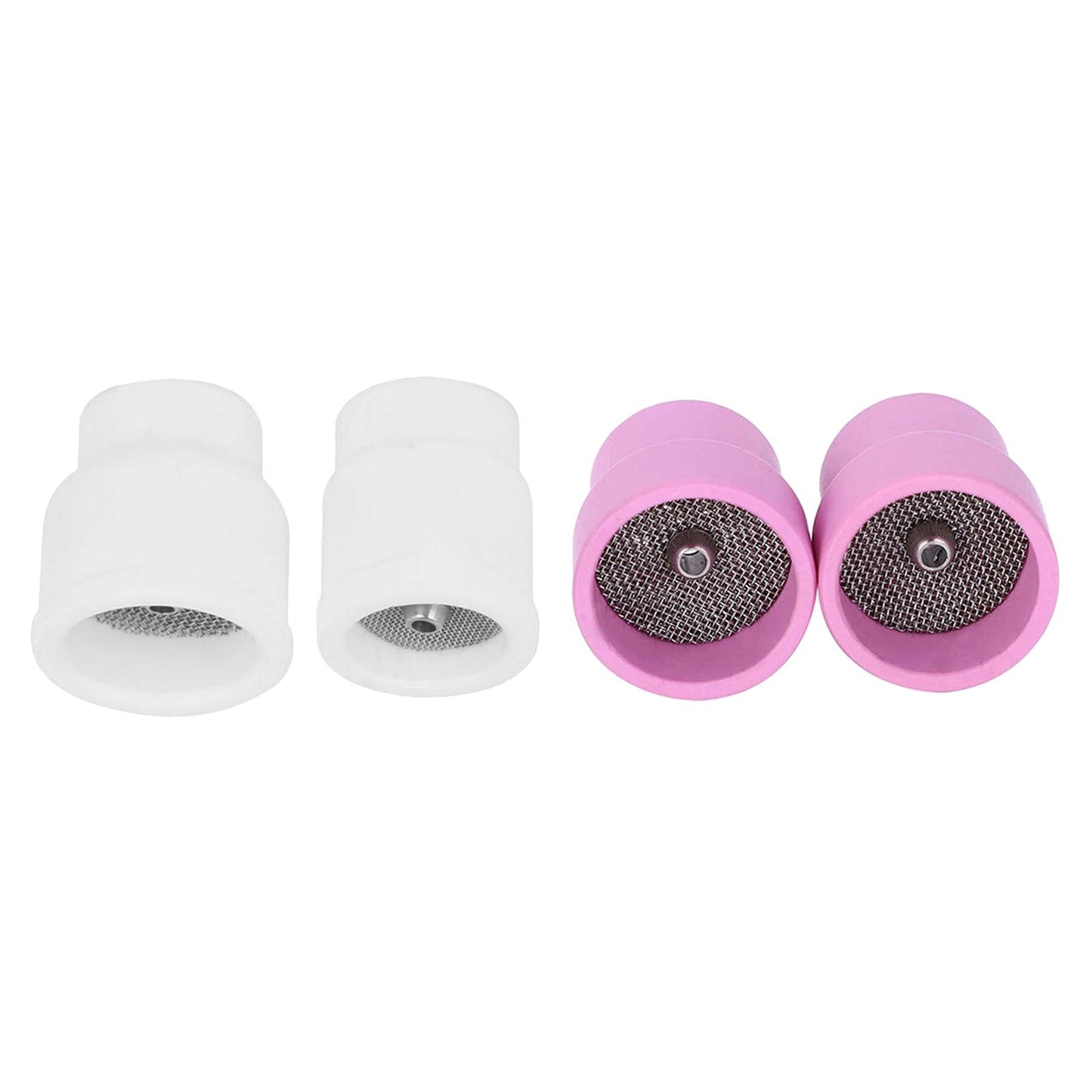 2x Ceramic Welding Cup TIG Welding Torch Accessories Kit for WP17 18 26 9 20 Pink