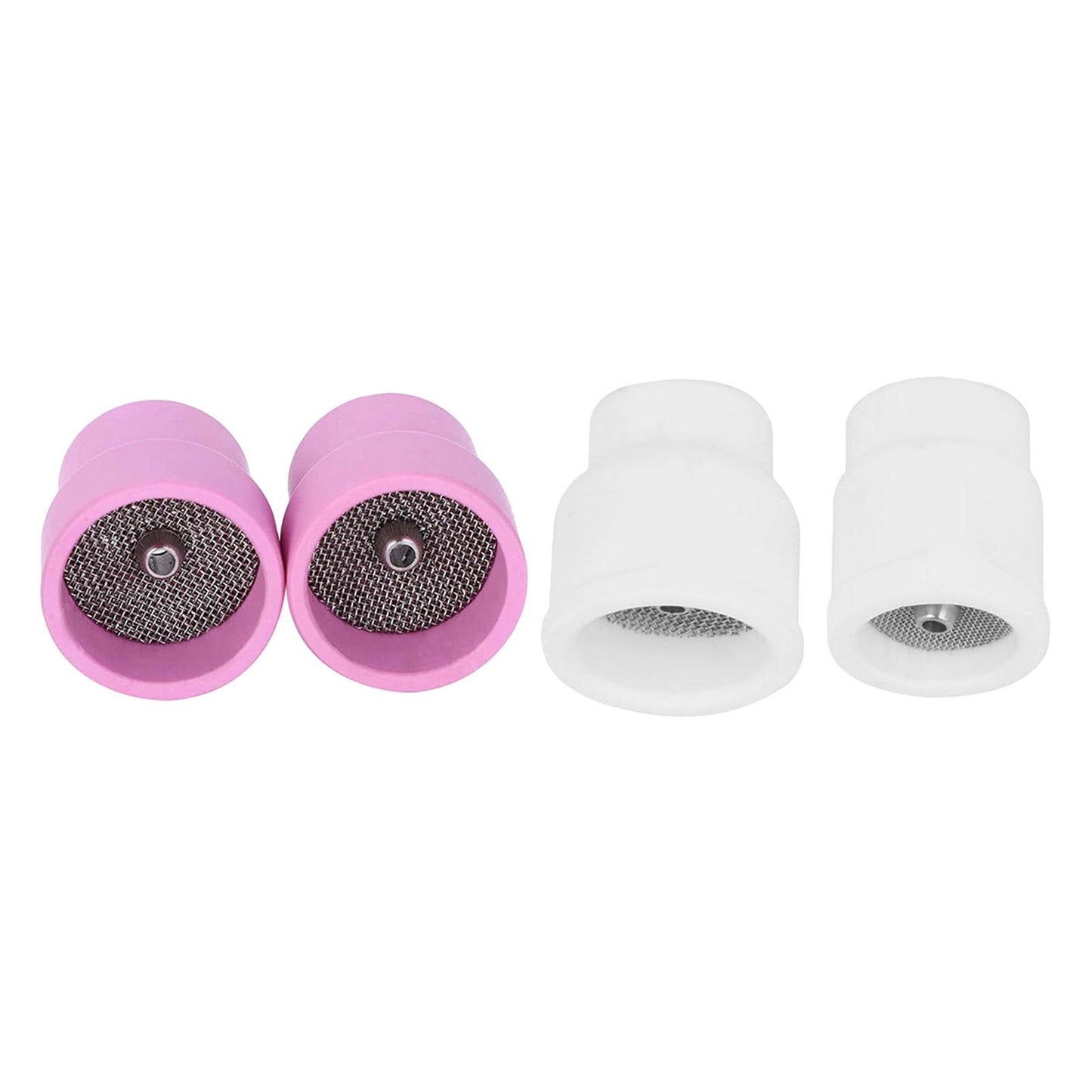 2x Ceramic Welding Cup TIG Welding Torch Accessories Kit for WP17 18 26 9 20 Pink