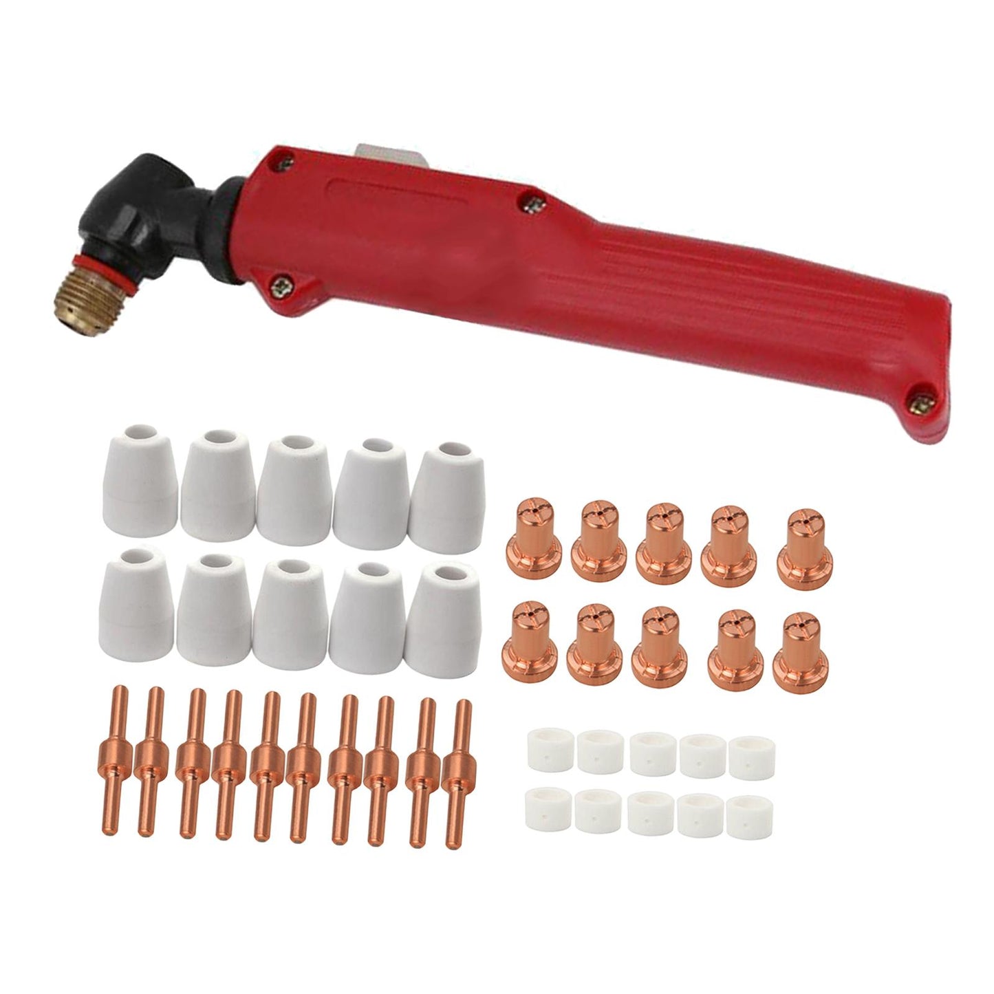 41Pcs PT31 Plasma Cutter Torch Head Body Cutting for LG-40 Torch Cut-40 50