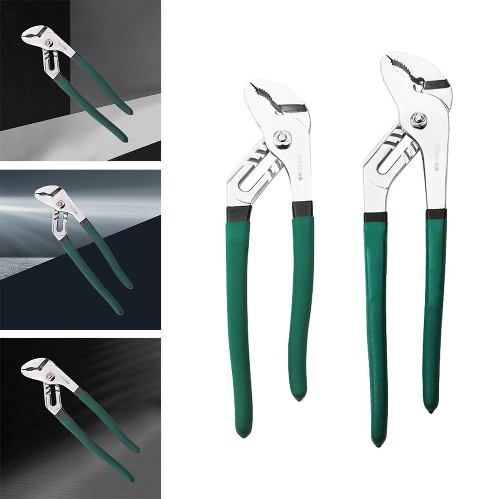 Adjustable Water Pump Pliers Adjust Tongue for Home Plumbing Removal Tool 10 Inch