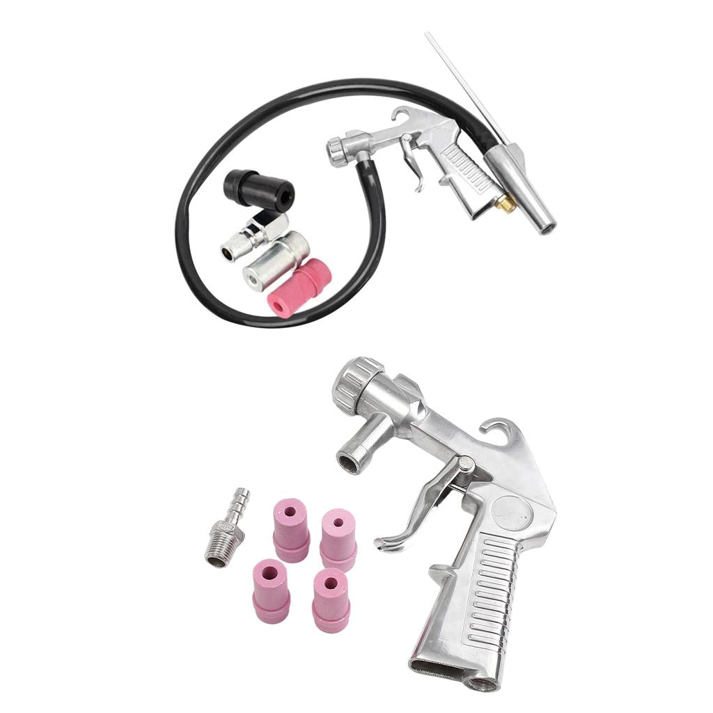 Multipurpose Air Sand Blaster Kit Siphon Derusting for Car Set A