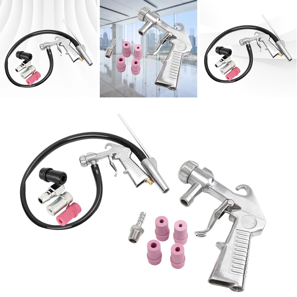 Multipurpose Air Sand Blaster Kit Siphon Derusting for Car Set A