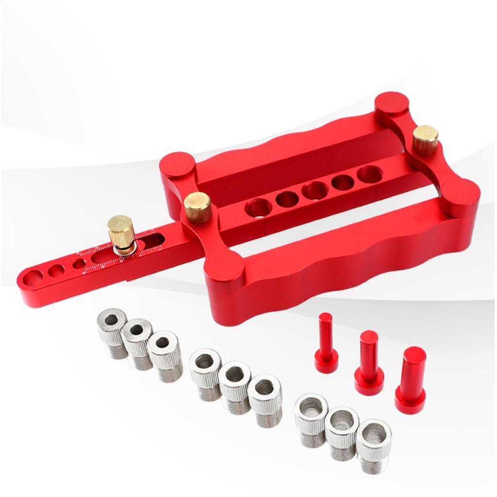 Self Centering Doweling Jig Kit, Wood Drill Guide for Woodworking Joinery Without drill