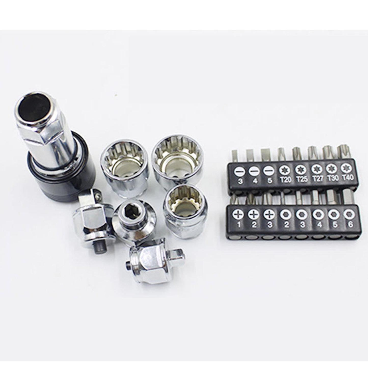 32x Drive Ratchet Socket Wrenches Socket Garage Tools Socket Extension