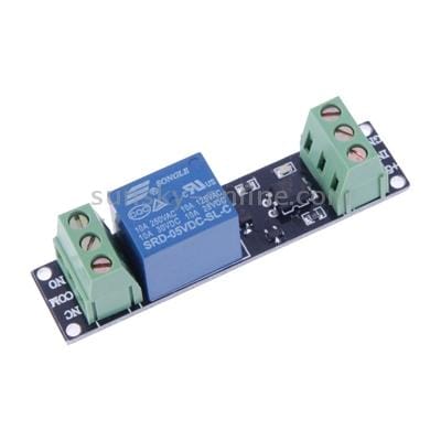 5V Relay Control Panel Module with Optical Isolators (Black)