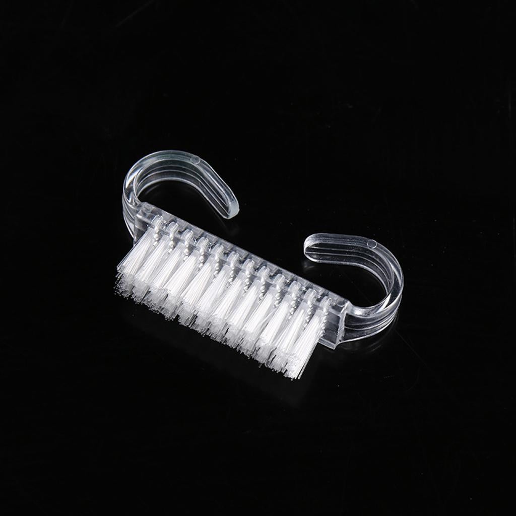 5pcs/set Nail Brush Kids Brushes for DIY Nail Art Foot Nail Cleaner Clear