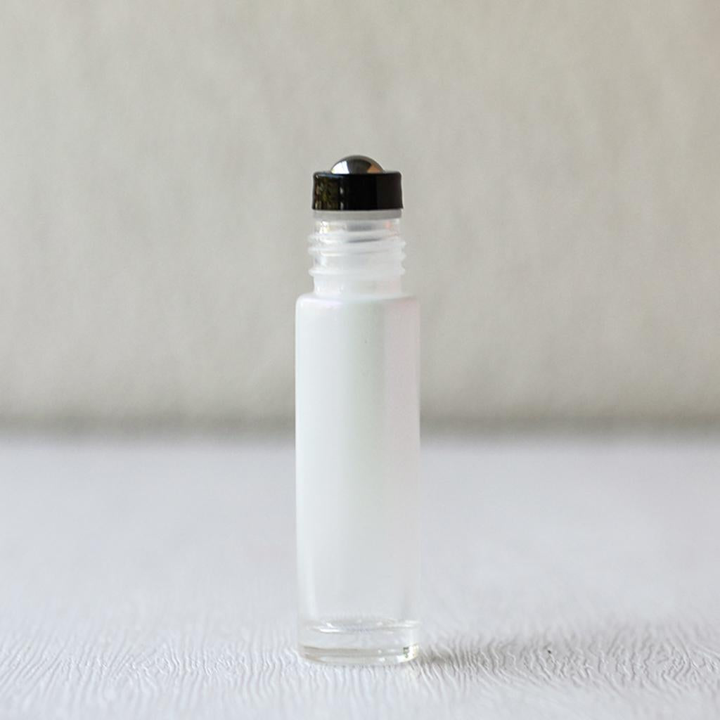Cosmetic Clear Glass Essential Oil Roll-on Vial Bottles Container 5ml