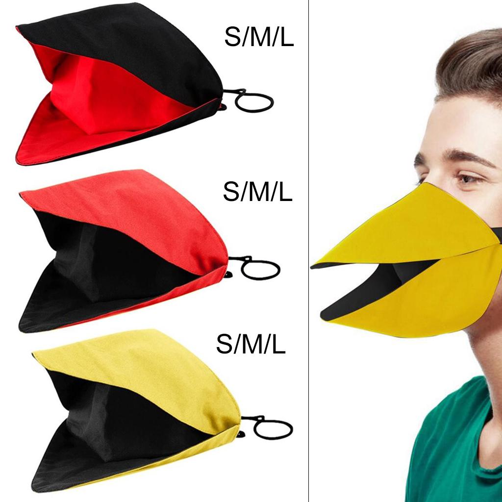 Creative Funny Custom Duck Face Covering for Outdoor Sports Party S Black