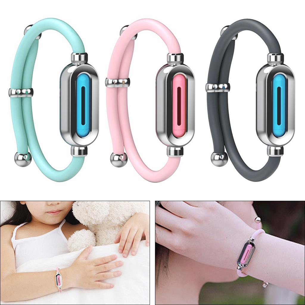 Natural Mosquito Repellent Bracelet Band for Running Hunting Fishing Blue