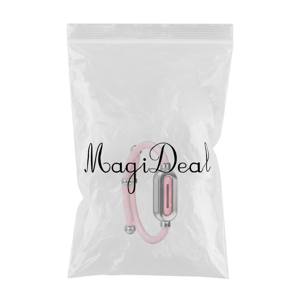 Natural Mosquito Repellent Bracelet Band for Running Hunting Fishing Pink