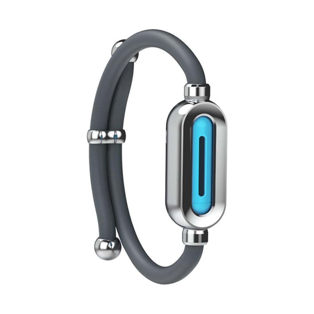 Natural Mosquito Repellent Bracelet Band for Running Hunting Fishing Gray