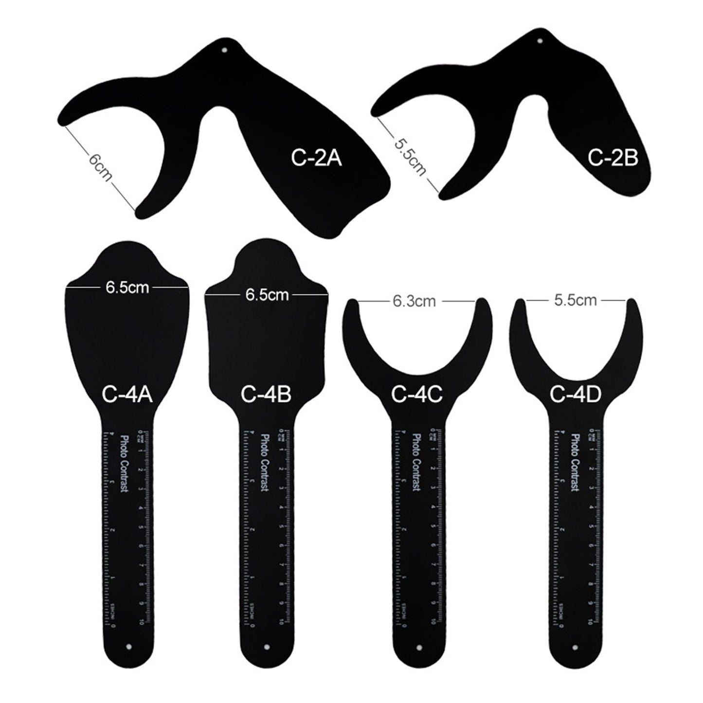 Dental Photo Contrast Black Background Board Oral Cheek Backdrop C 4A