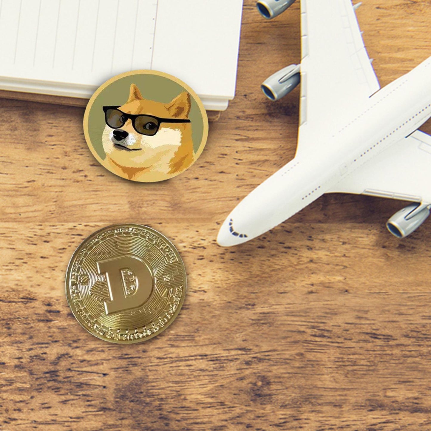 Alloy Dogecoin 2021 Cryptocurrency Collectors Doge Coin Token Style 2