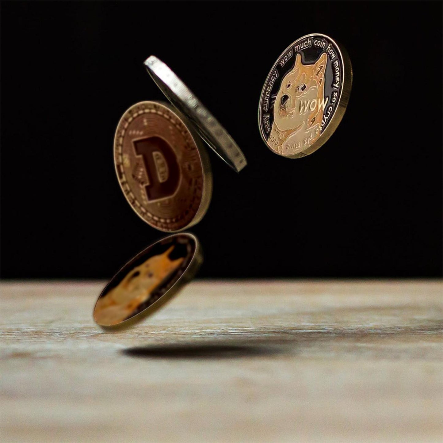 Alloy Dogecoin 2021 Cryptocurrency Collectors Doge Coin Token Style 3