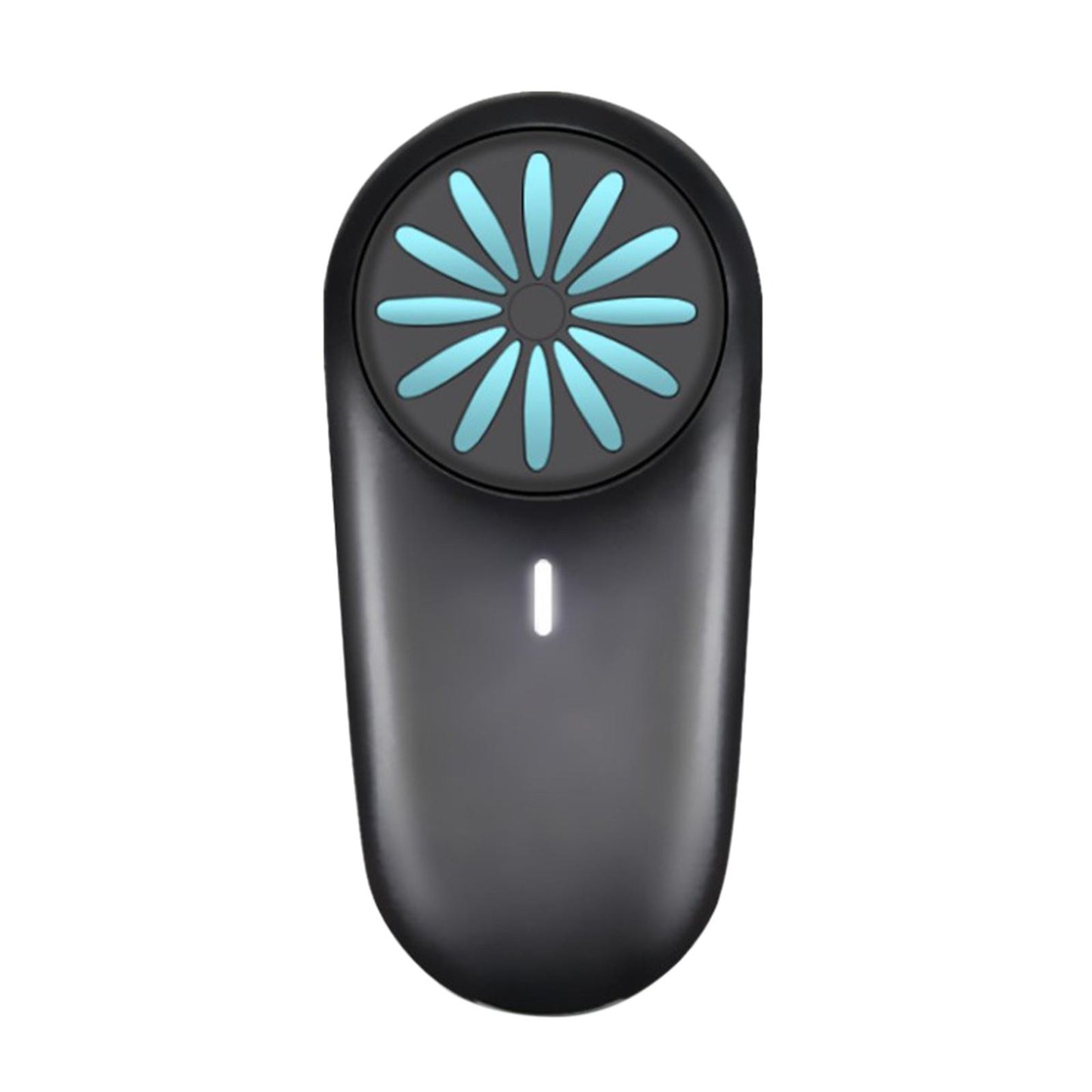Outdoor Sport Cooler Fan Face Mask Fan Make Breathing Easier White