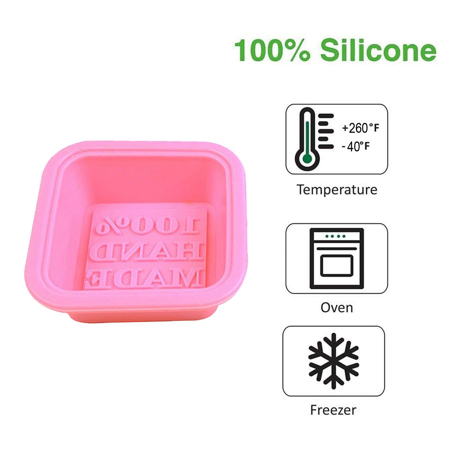 25 Packs Handmade Soap Molds Baking Mold For Soap Making Muffin Square