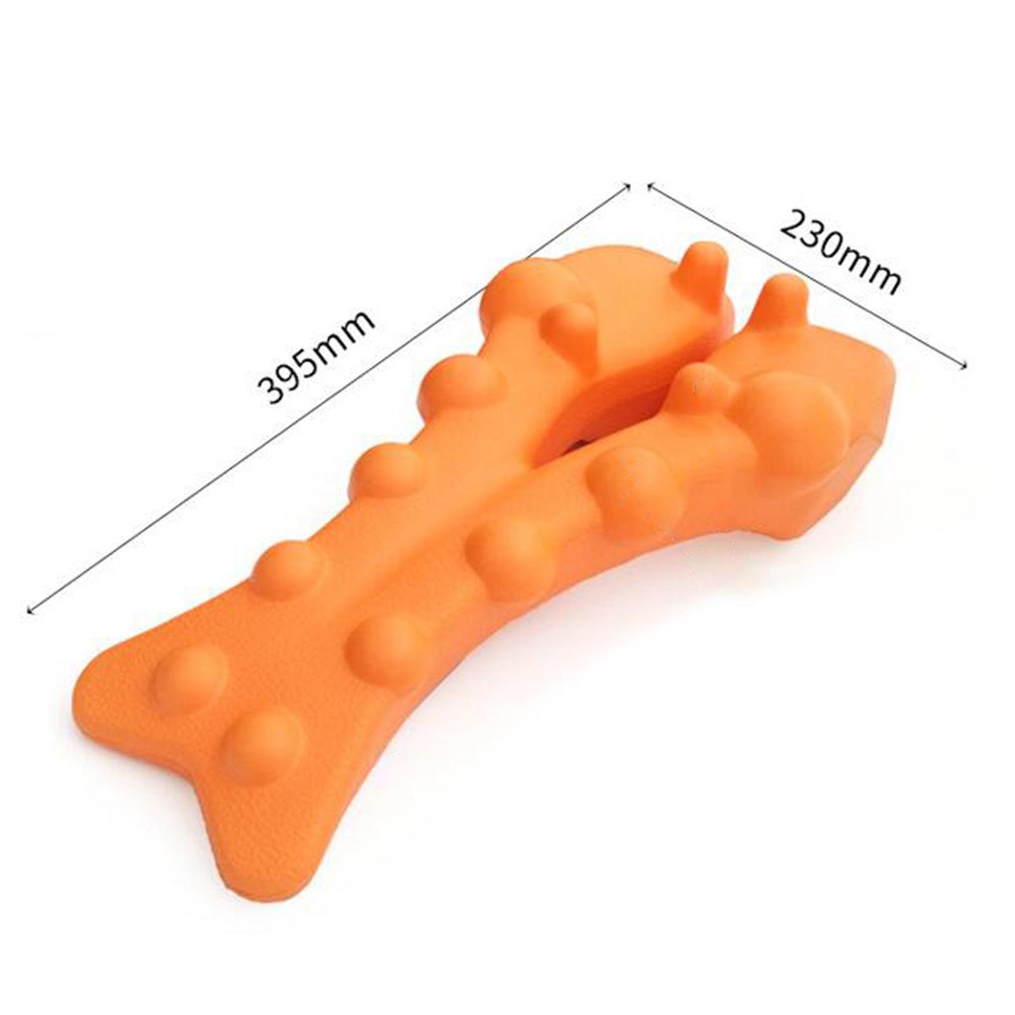 Lumber Massage Pillow Back Stretcher Pain Relief for Herniated Disc Orange