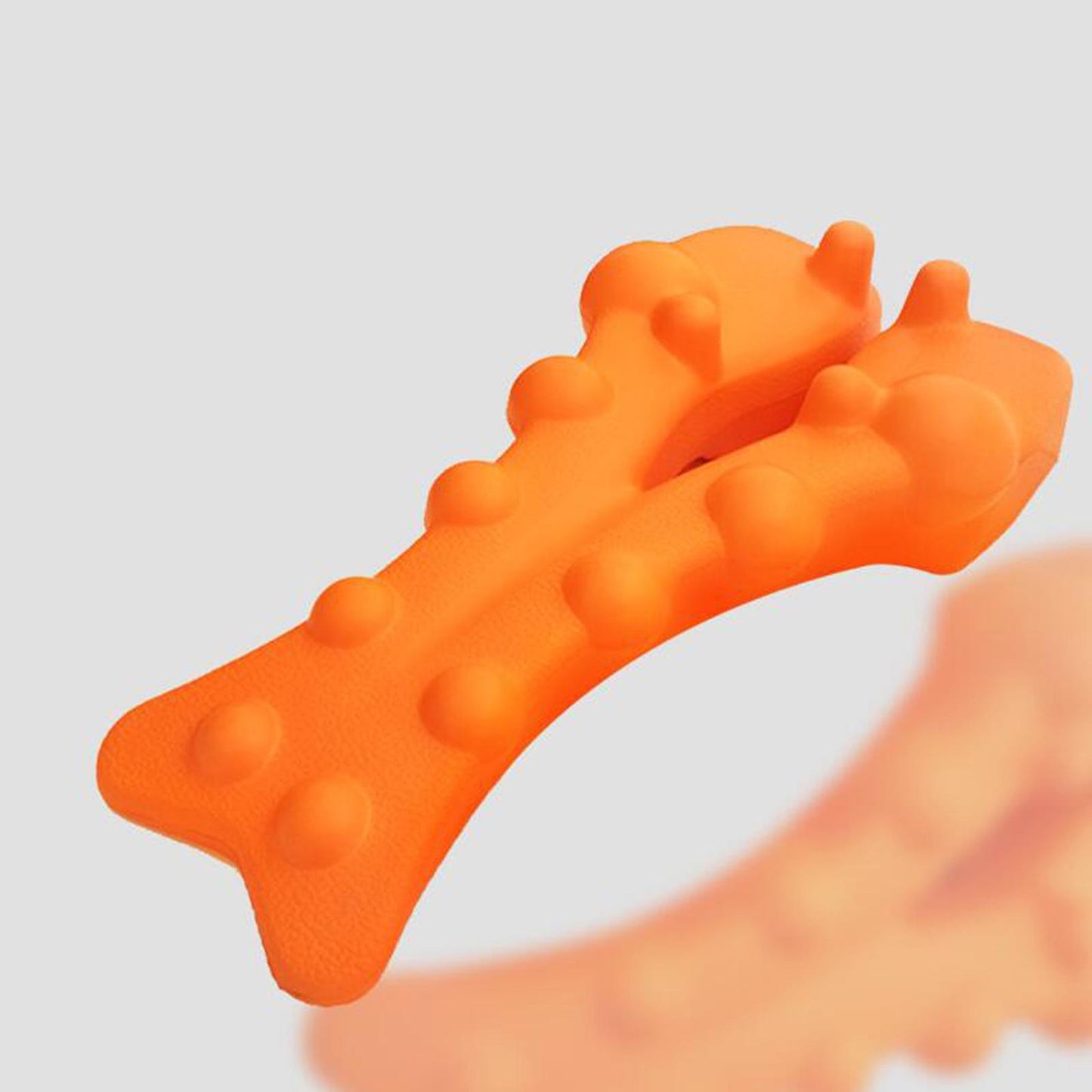 Lumber Massage Pillow Back Stretcher Pain Relief for Herniated Disc Orange