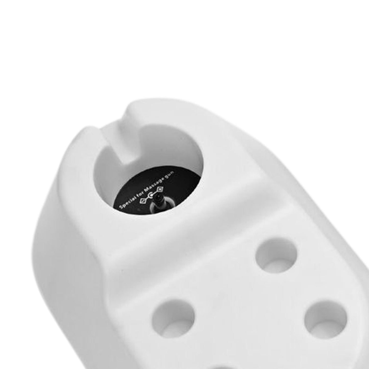 Charger Base Holder Display Stand Organiser for Massage Gun White