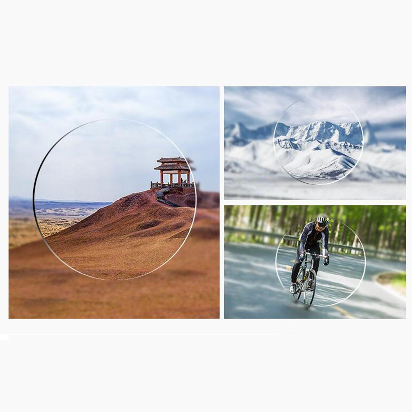 Safety Glasses with Clear Anti Fog Wrap Around Lenses UV Resistant Brown