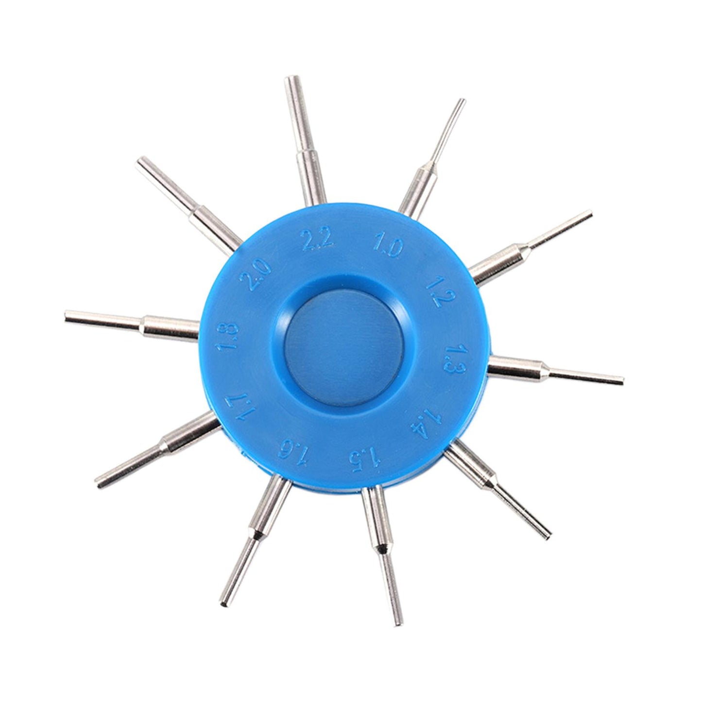 High Accuracy Glasses Hole Measuring Tool Eyeglass Repair Tool 10 Size