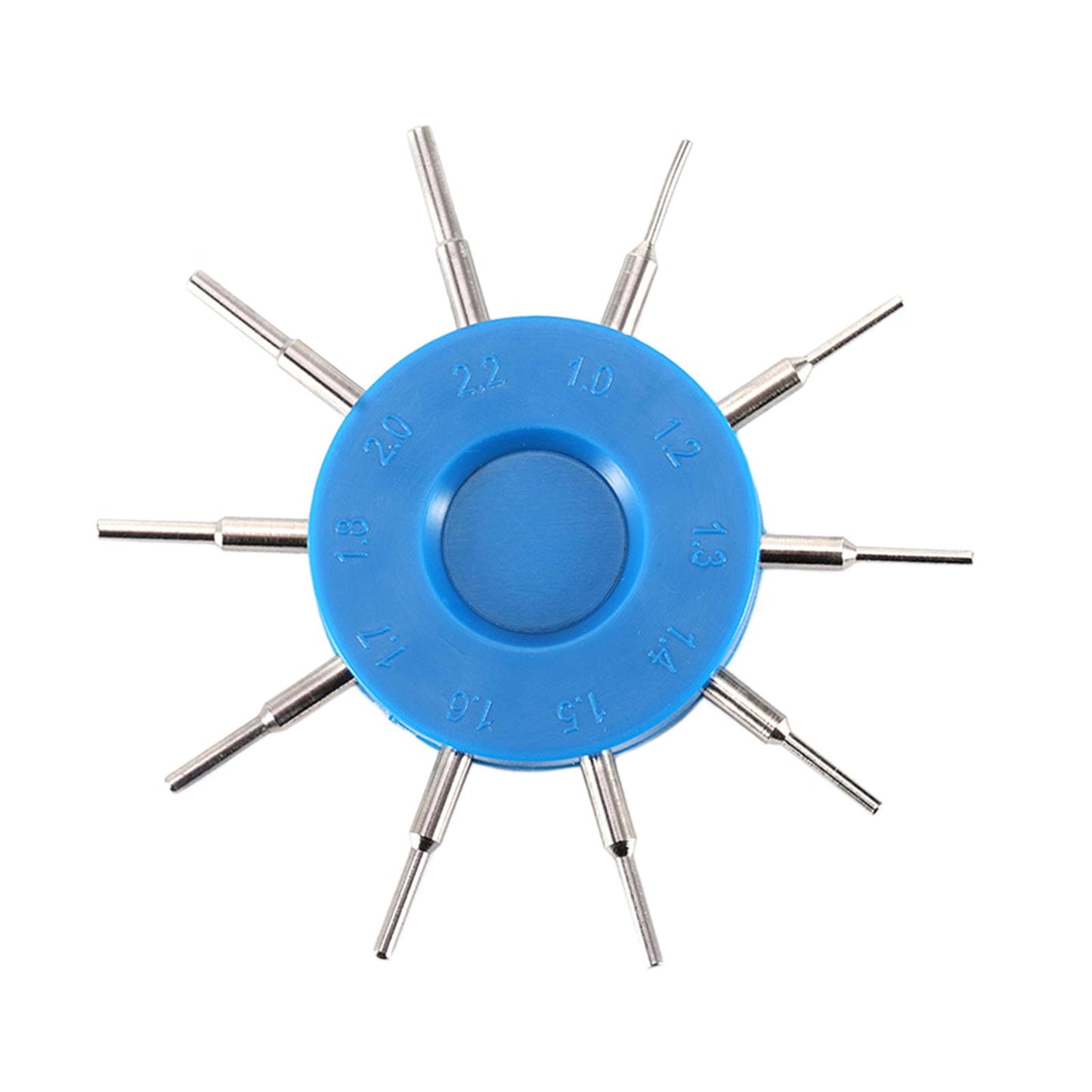 High Accuracy Glasses Hole Measuring Tool Eyeglass Repair Tool 10 Size