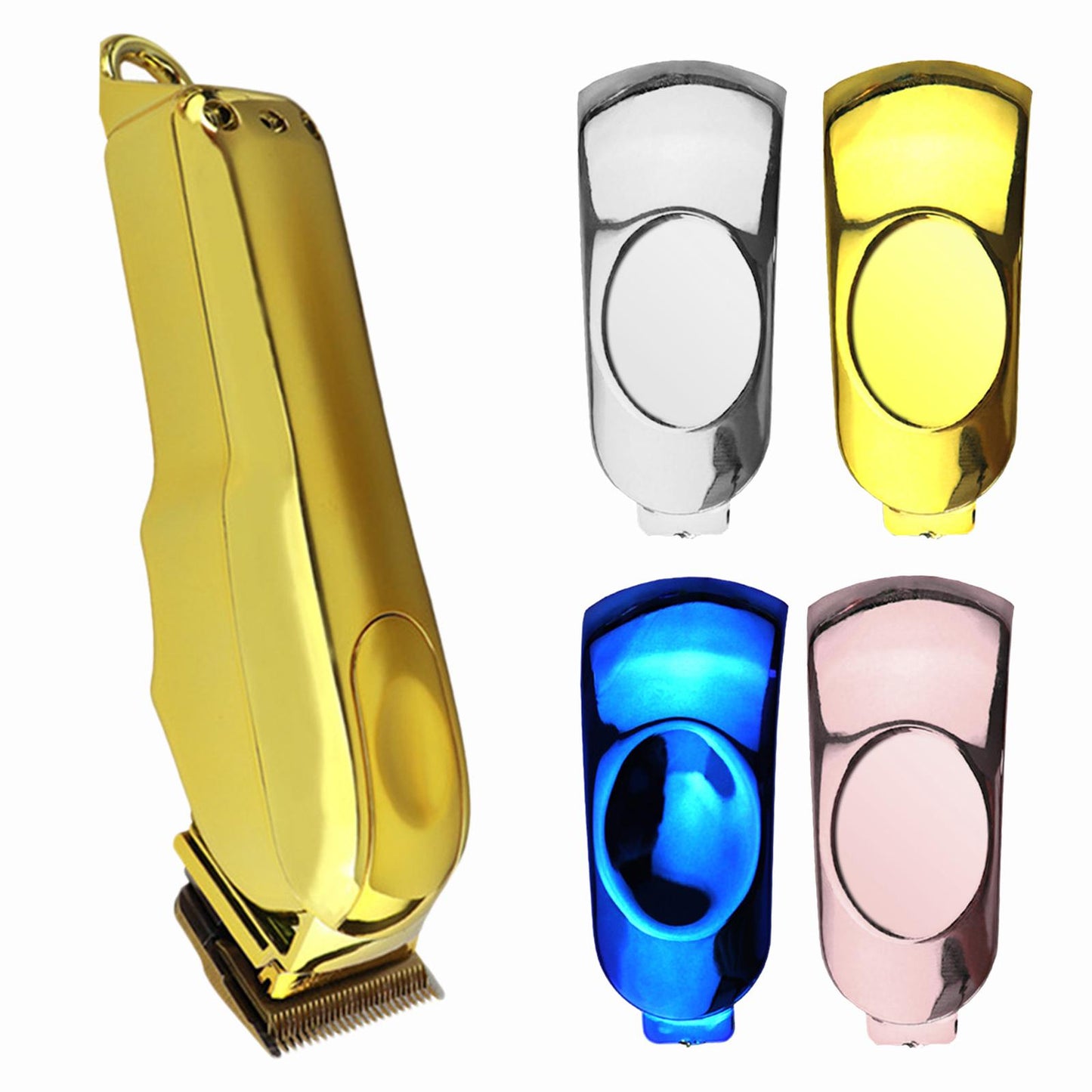 DIY Hair Clipper Modified Shell Decorative Button for Wahl 8148 Trimmer Golden