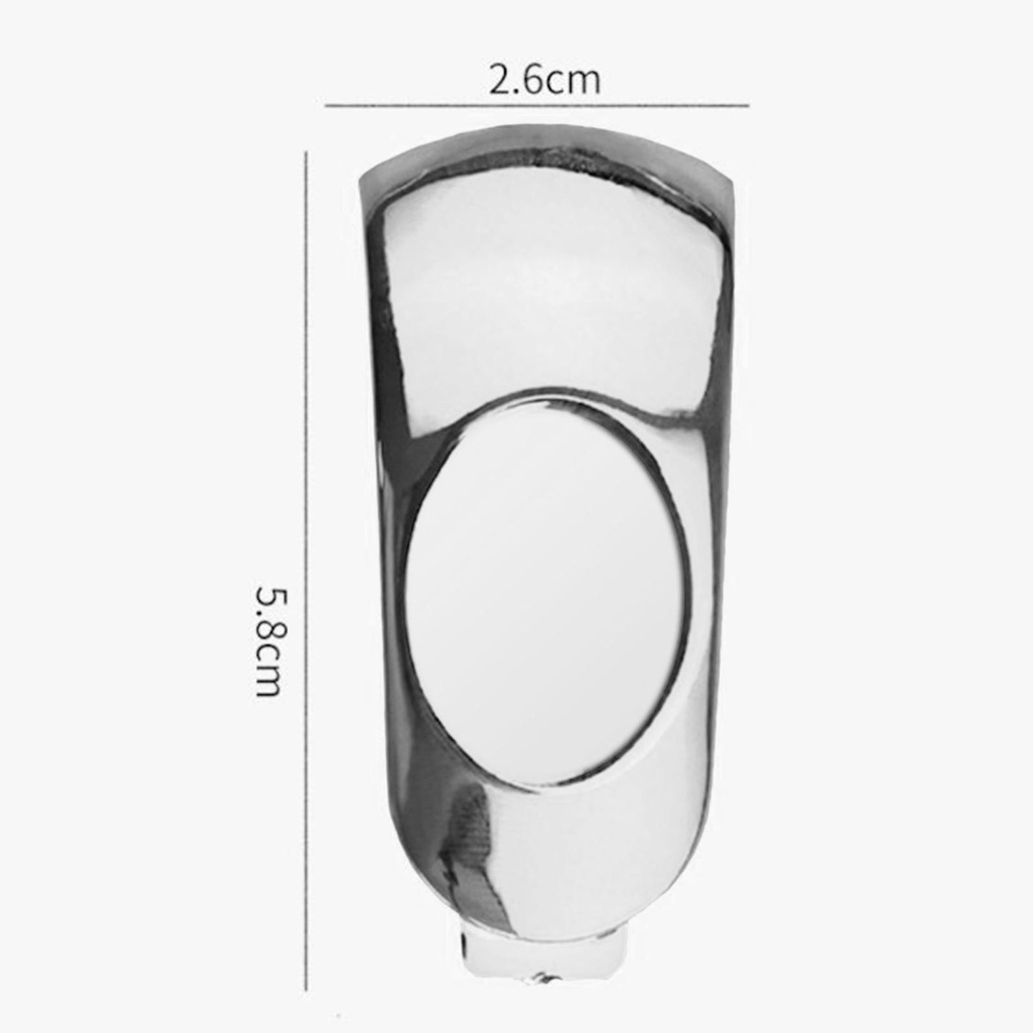 DIY Hair Clipper Modified Shell Decorative Button for Wahl 8148 Trimmer Silver
