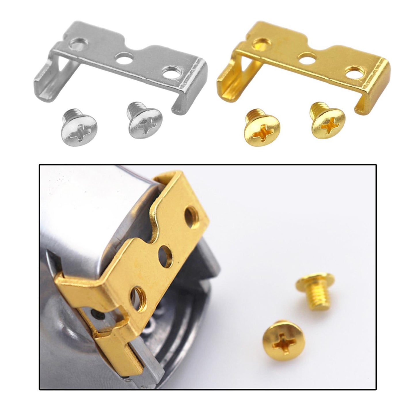 Electric Push Scissors Holder Kit for WAHL 8148 Parts for Haircutting Gold