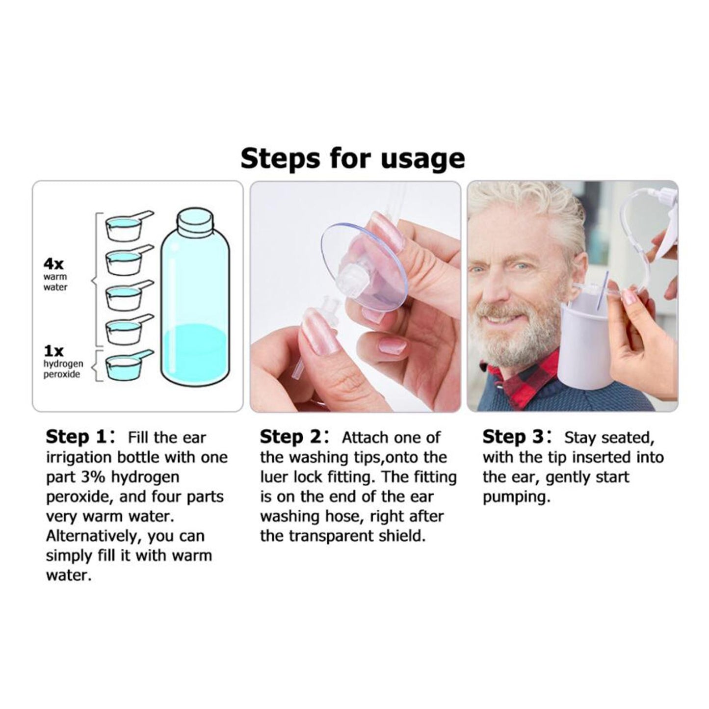Earwax Removal Set Ear Wax Washer Cleaner Tool Effective All In One