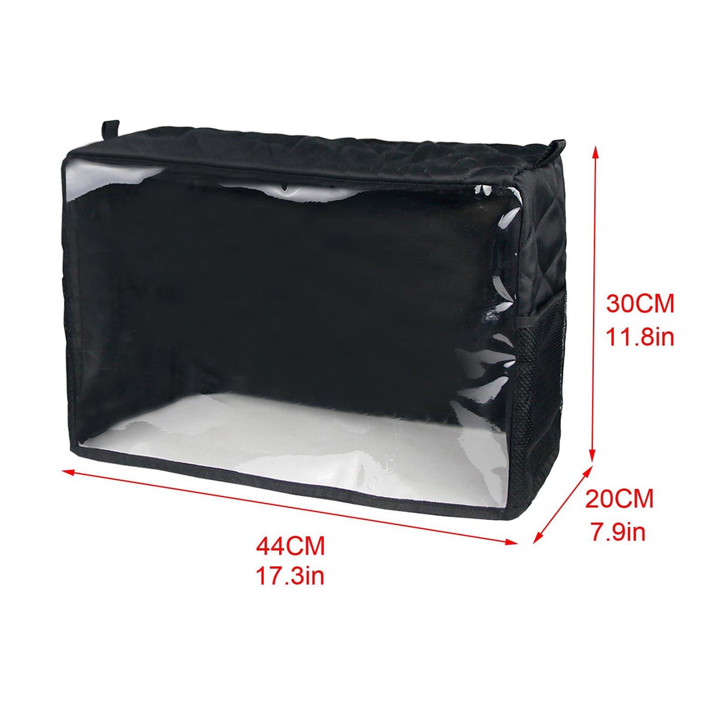 Sewing Machine Cover Protective Dustproof Waterproof Portable Black
