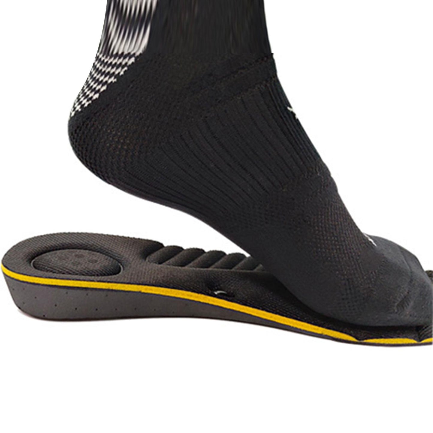 Height Insoles Elastic Comfort Taller Heel Inserts Lifts for Sneaker Men 4cm