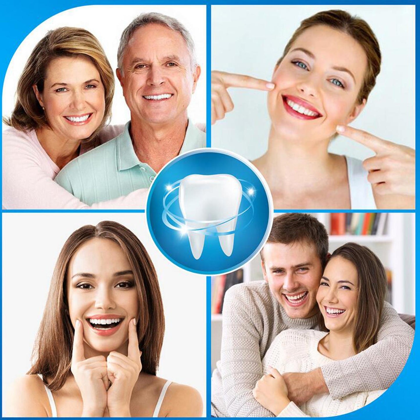Sonic Dental Calculus Scaler USB Charging for Adult Kids Teeth Cleaner White
