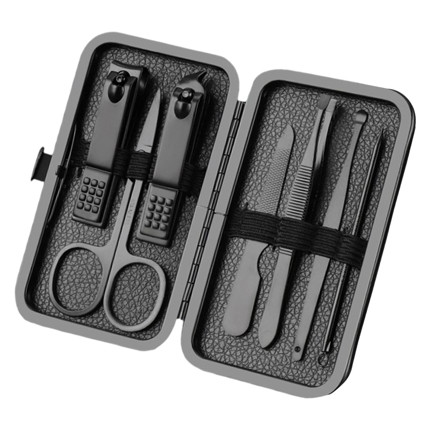 Manicure Nail Clipper Set Nail File Sharp Ear Spoon Fingernail Toenail 7PCS