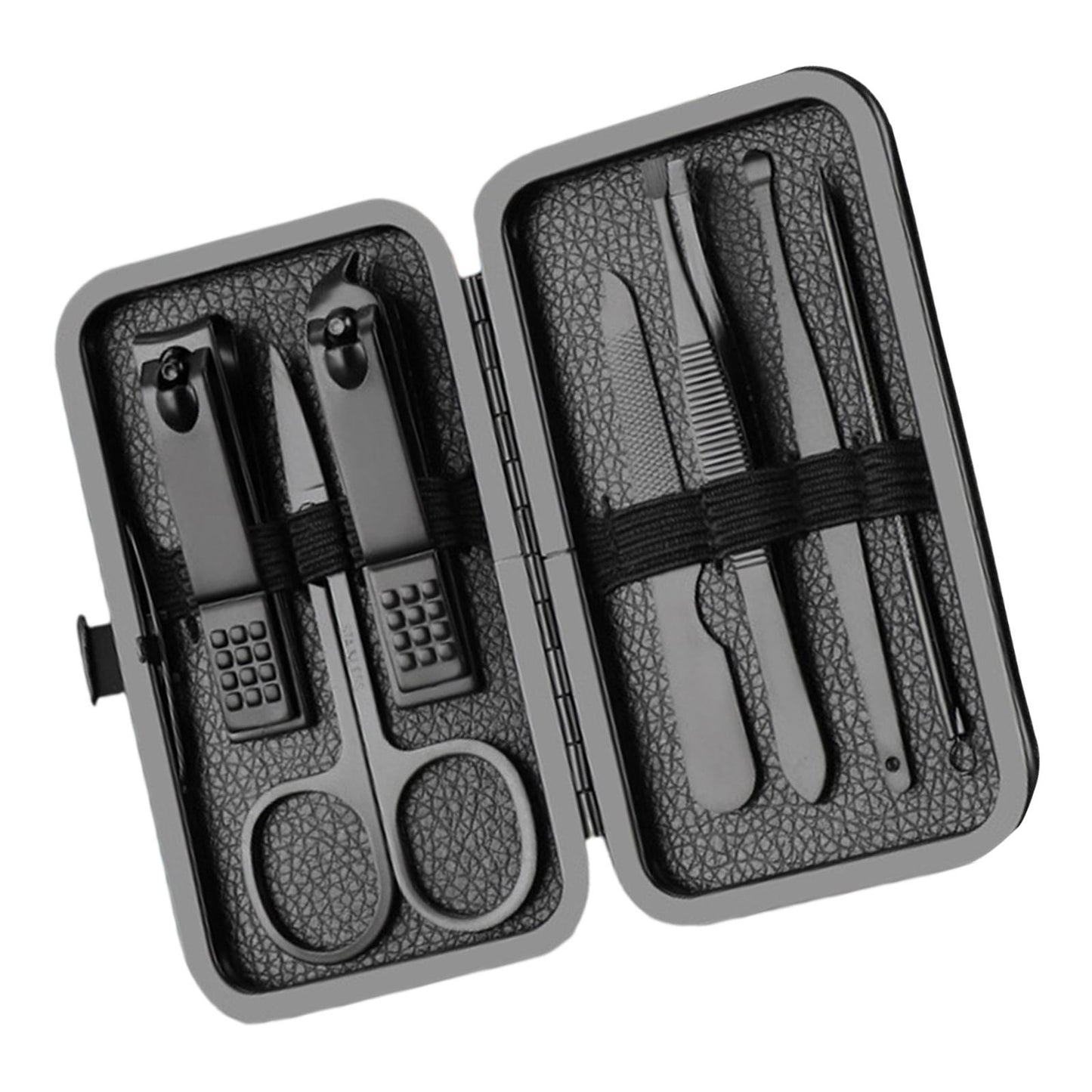 Manicure Nail Clipper Set Nail File Sharp Ear Spoon Fingernail Toenail 7PCS