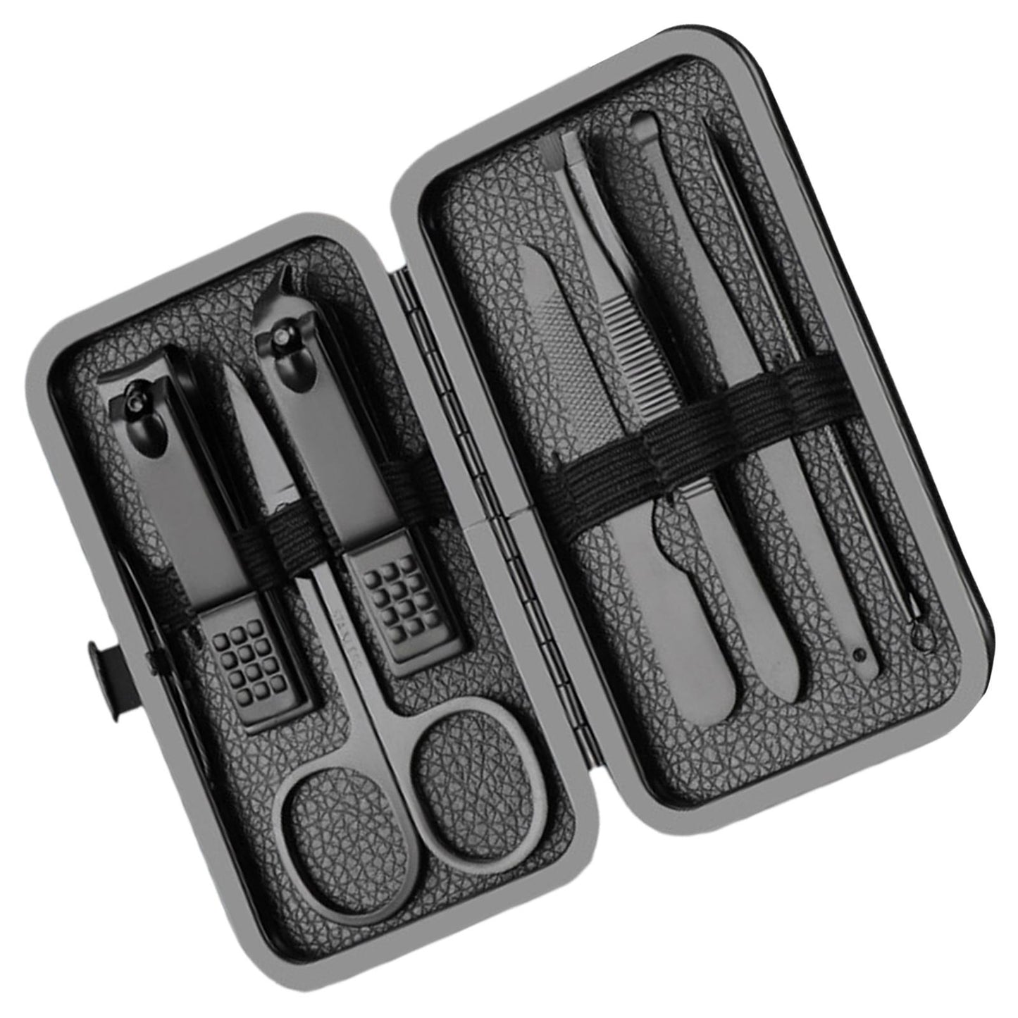 Manicure Nail Clipper Set Nail File Sharp Ear Spoon Fingernail Toenail 7PCS