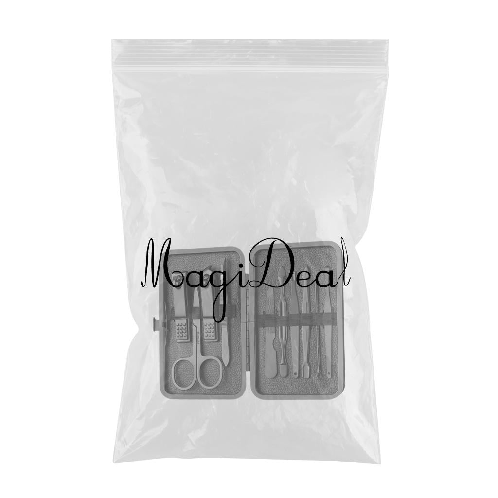 Manicure Nail Clipper Set Nail File Sharp Ear Spoon Fingernail Toenail 10PCS