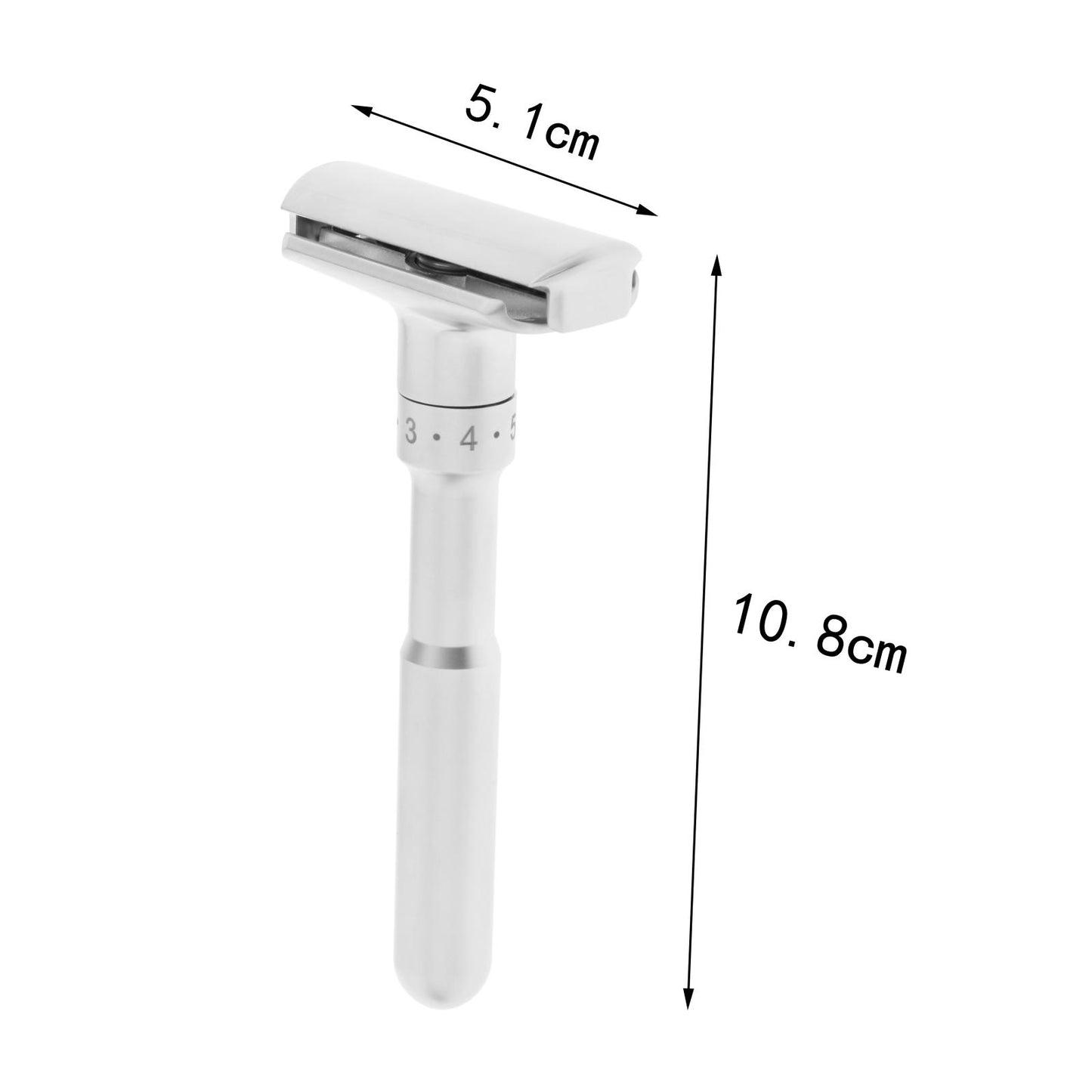 Adjustable Safety Razor Zinc Alloy Classic with 5 Blades for file Hair