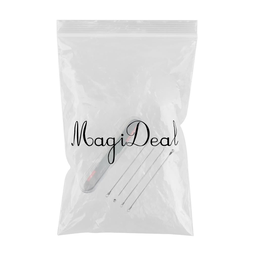 Blackhead Remover Blackhead Tool Kit Pimple Removal Tool 4pcs Chrome Color