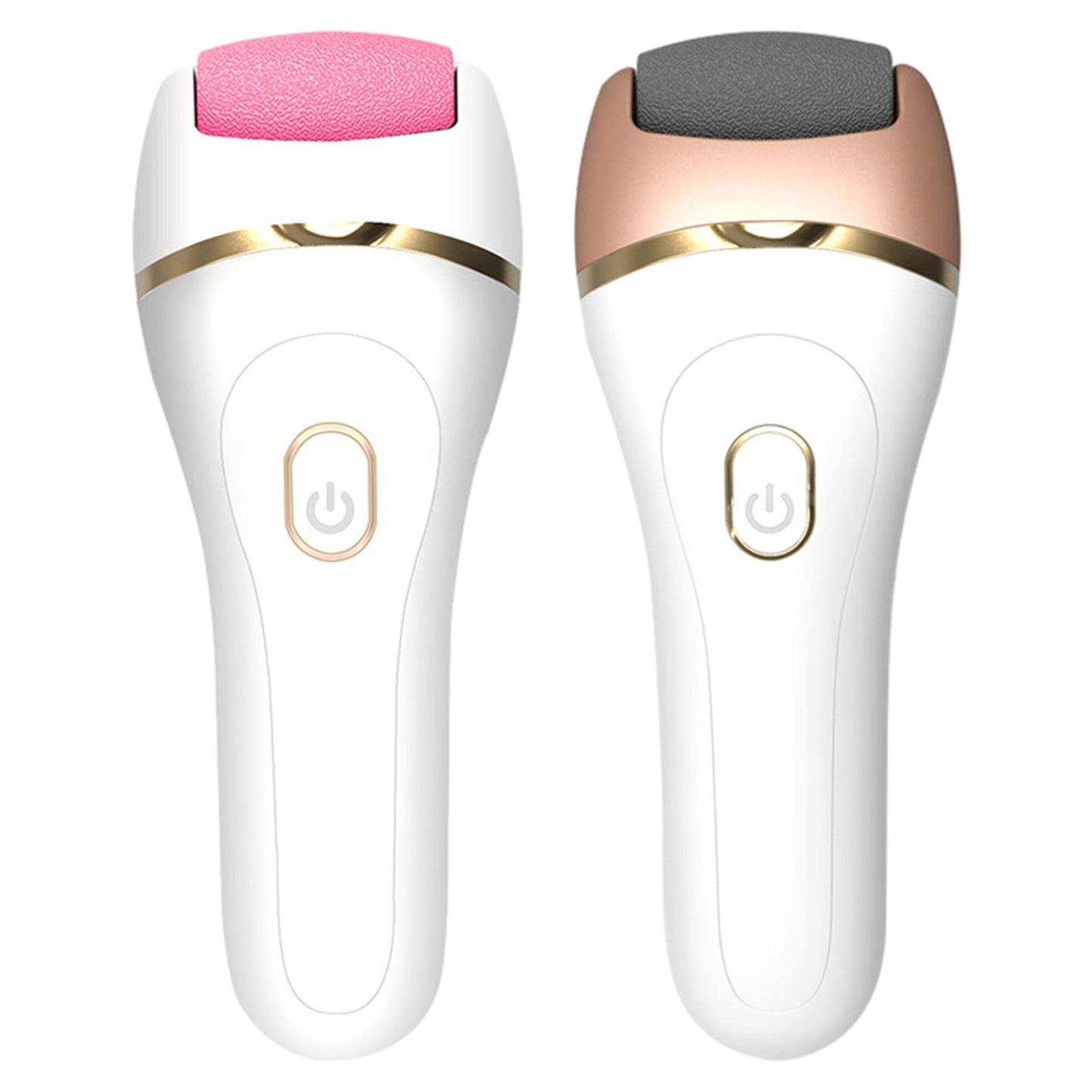Electric Callus Removers Kit Waterproof Rechargeable Foot Rasp Champagne